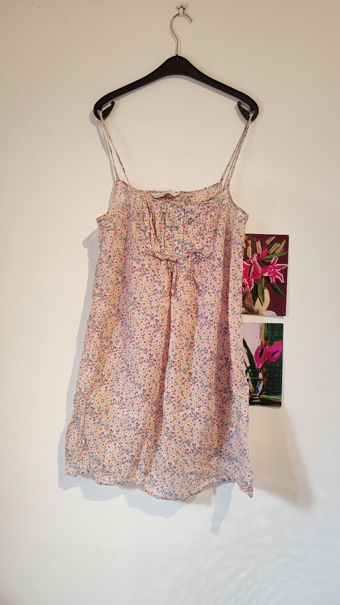 Top fleur y2k taille S