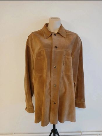 Veste brun clair Vent couvert croûte de veau