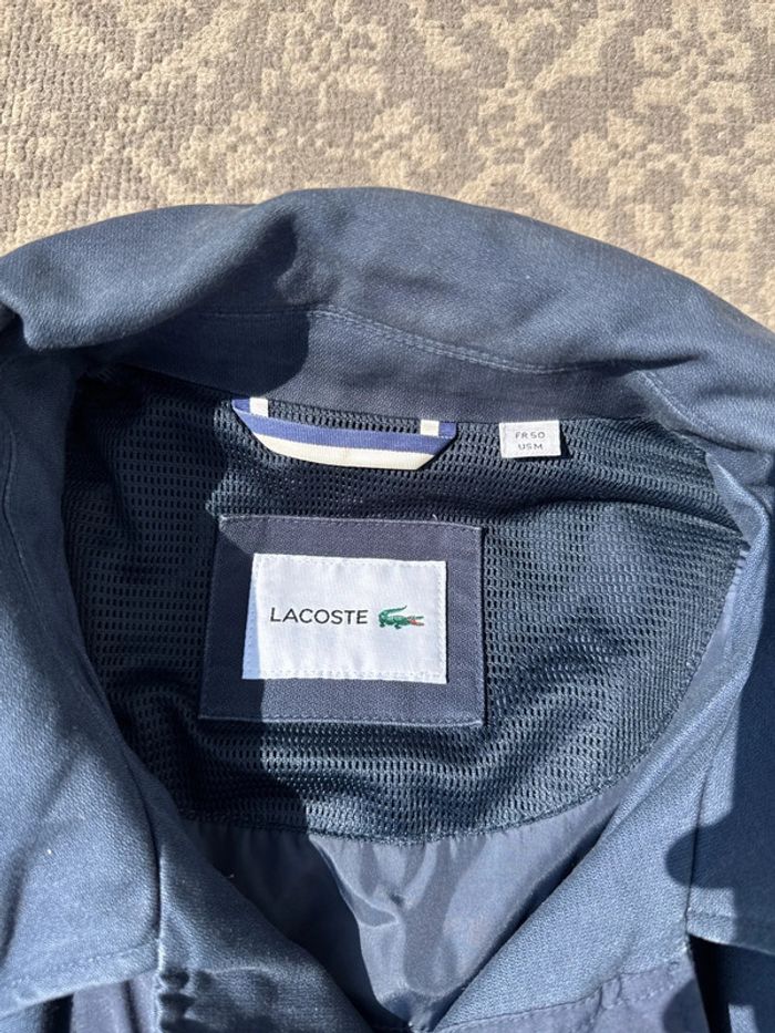 Manteau Lacoste bleu marine – Taille M – Élégant et sobre - photo numéro 4