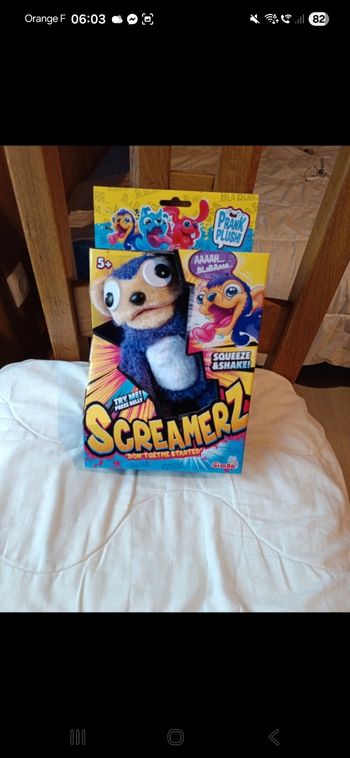 Peluche screamerz neuve