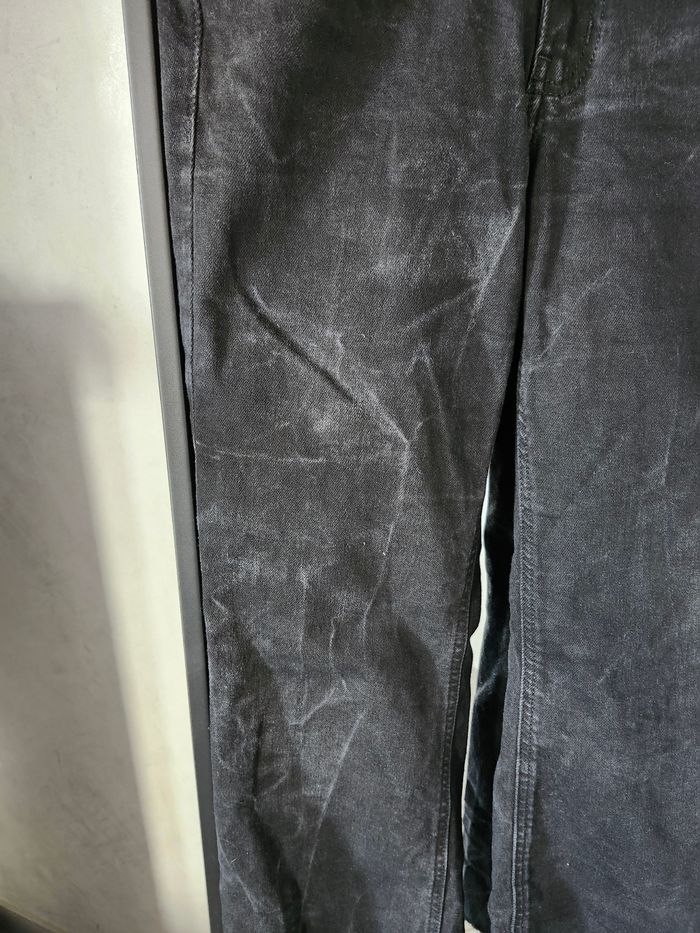 Jean pattes deph noir Mango taille S effet délavé - photo numéro 5