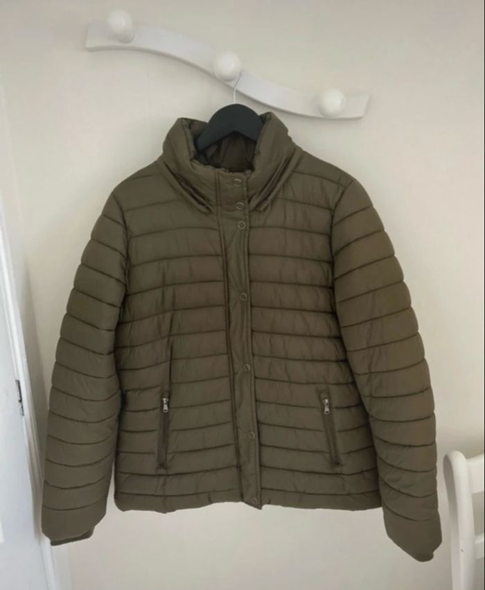 doudoune manteau femme Camaïeu Kaki T44 - photo numéro 7