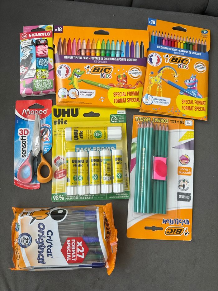 lot de 7 fournitures scolaires - photo numéro 5