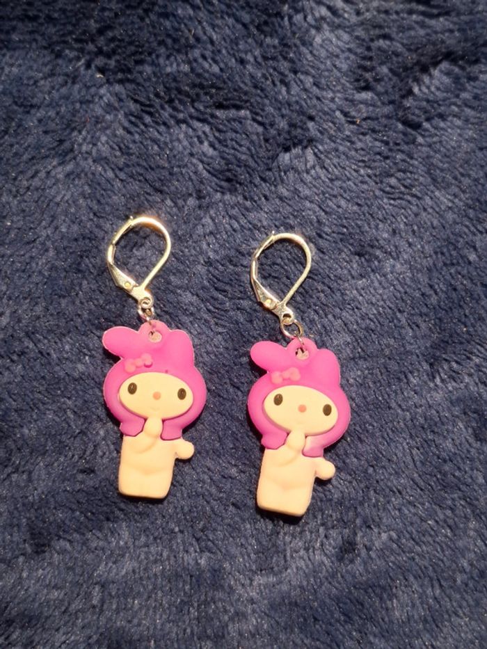 Boucles d'oreilles Kuromi - photo numéro 4