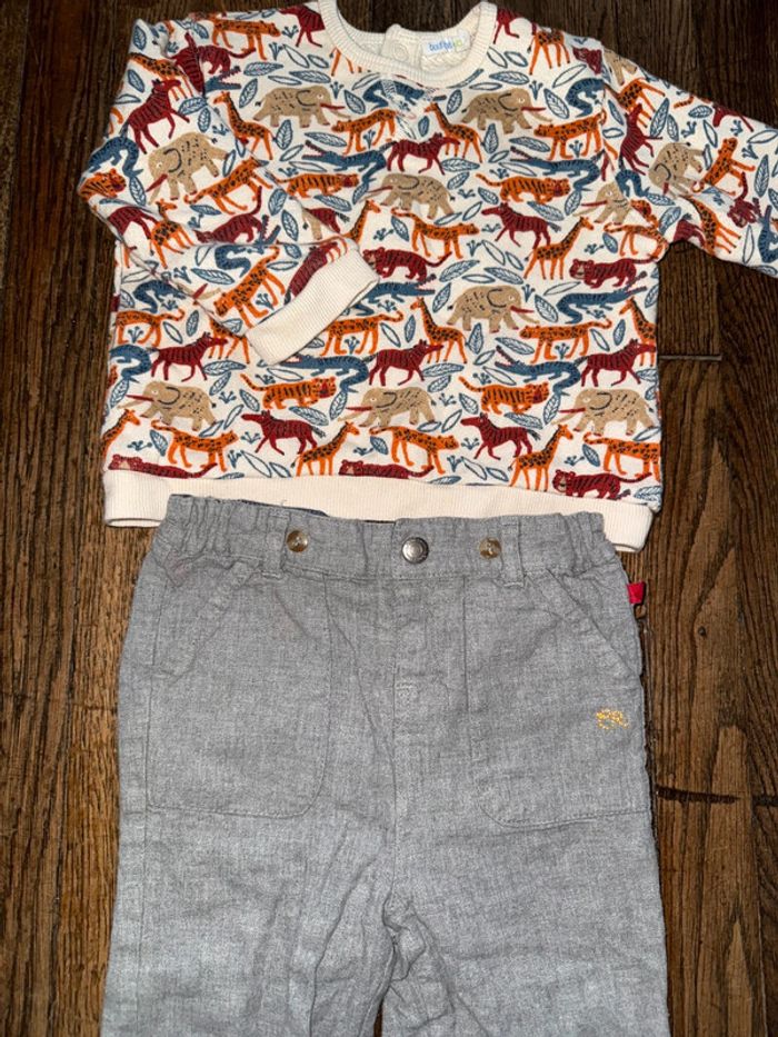 Sweat Bout’chou et pantalon cadet Rousselle  24 mois - photo numéro 2