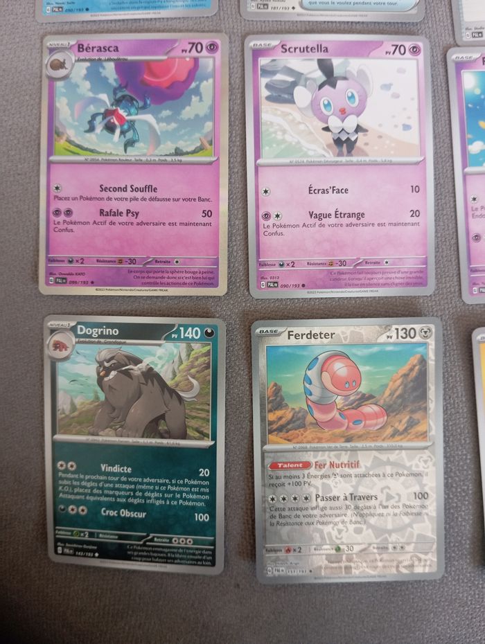 Lot 20 Cartes Pokémon Évolutions A Paldea Sans Doubles - photo numéro 5