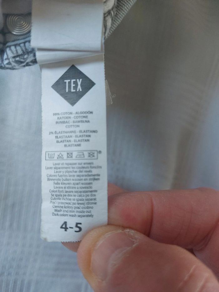 Jeans slim Tex taille 4 / 5 ans - photo numéro 4