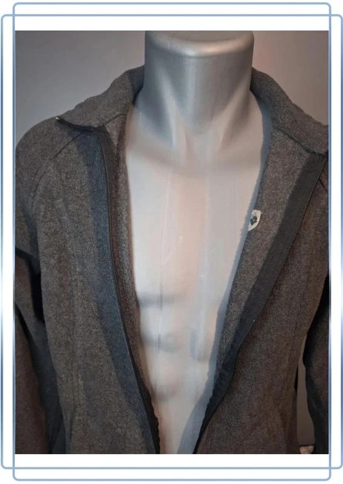 polaire full zip columbia femme gris foncé - taille S / logo brodé (271) - photo numéro 6