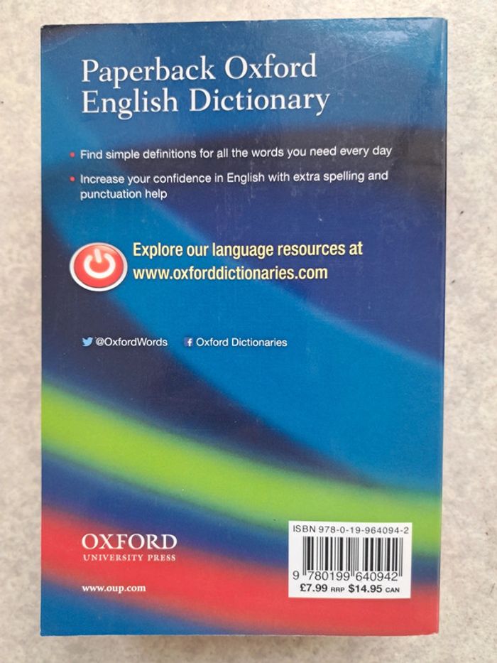 English Dictionary Oxford - photo numéro 2