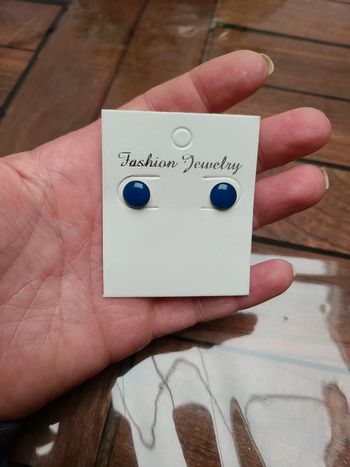 Boucles d'oreilles plates