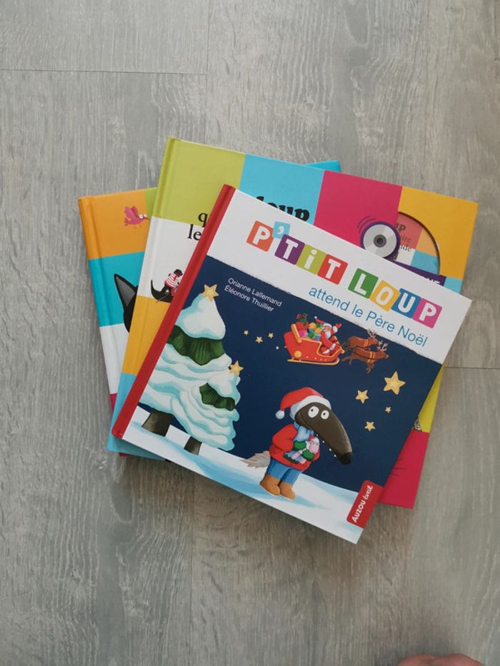 Lot de 3 livres le loup auzou dont 1 audio