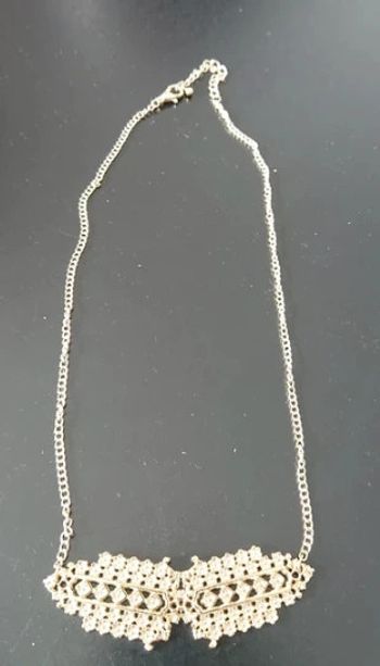 Collier doré vintage retro ancien
