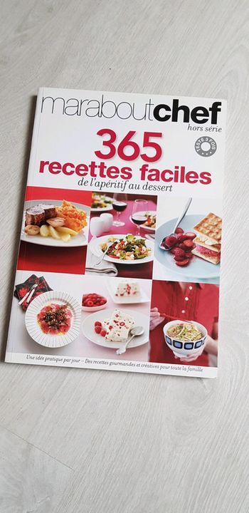 Livre recettes - 365 recettes faciles