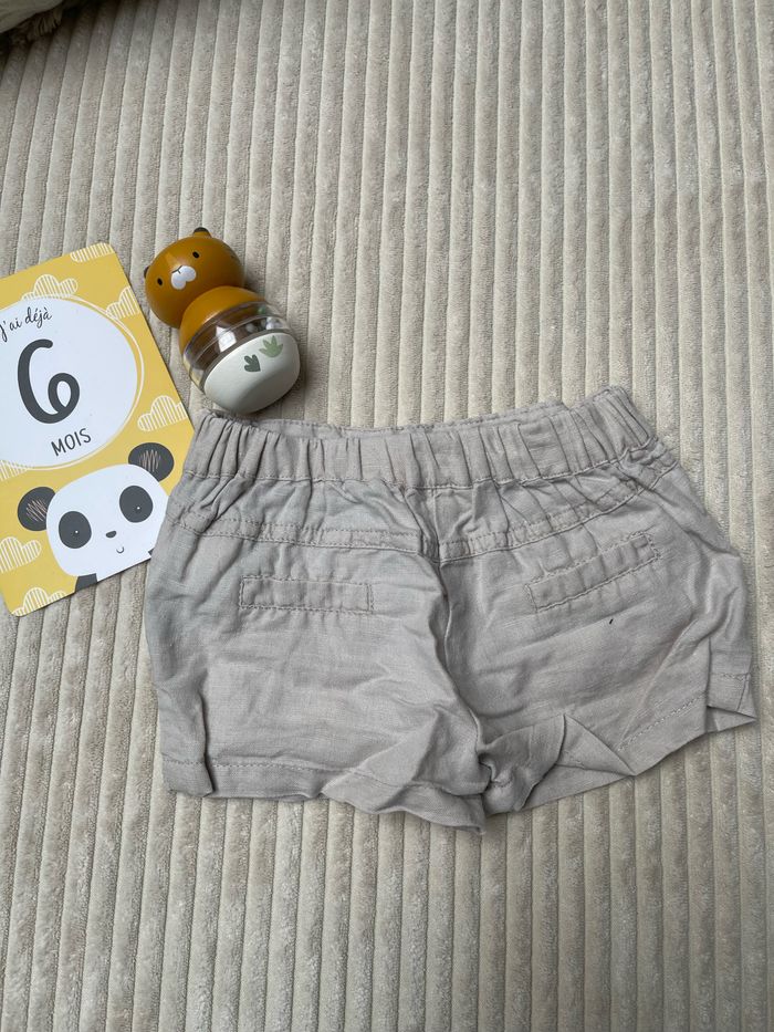 Short en lin 6 mois - photo numéro 2