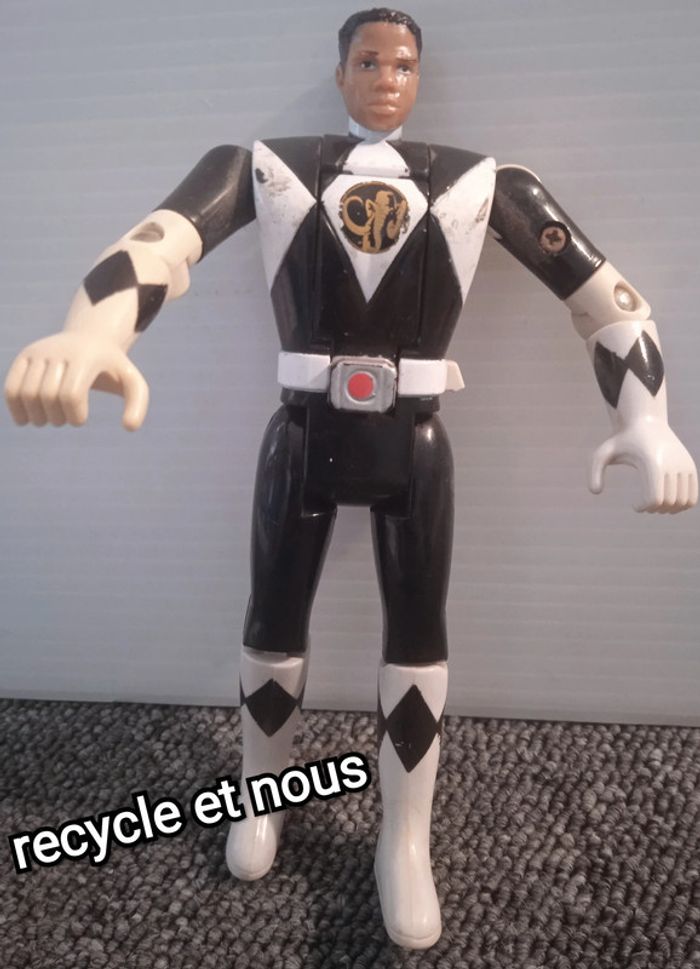 figurine power rangers noir  mighty auto morphin  bandai