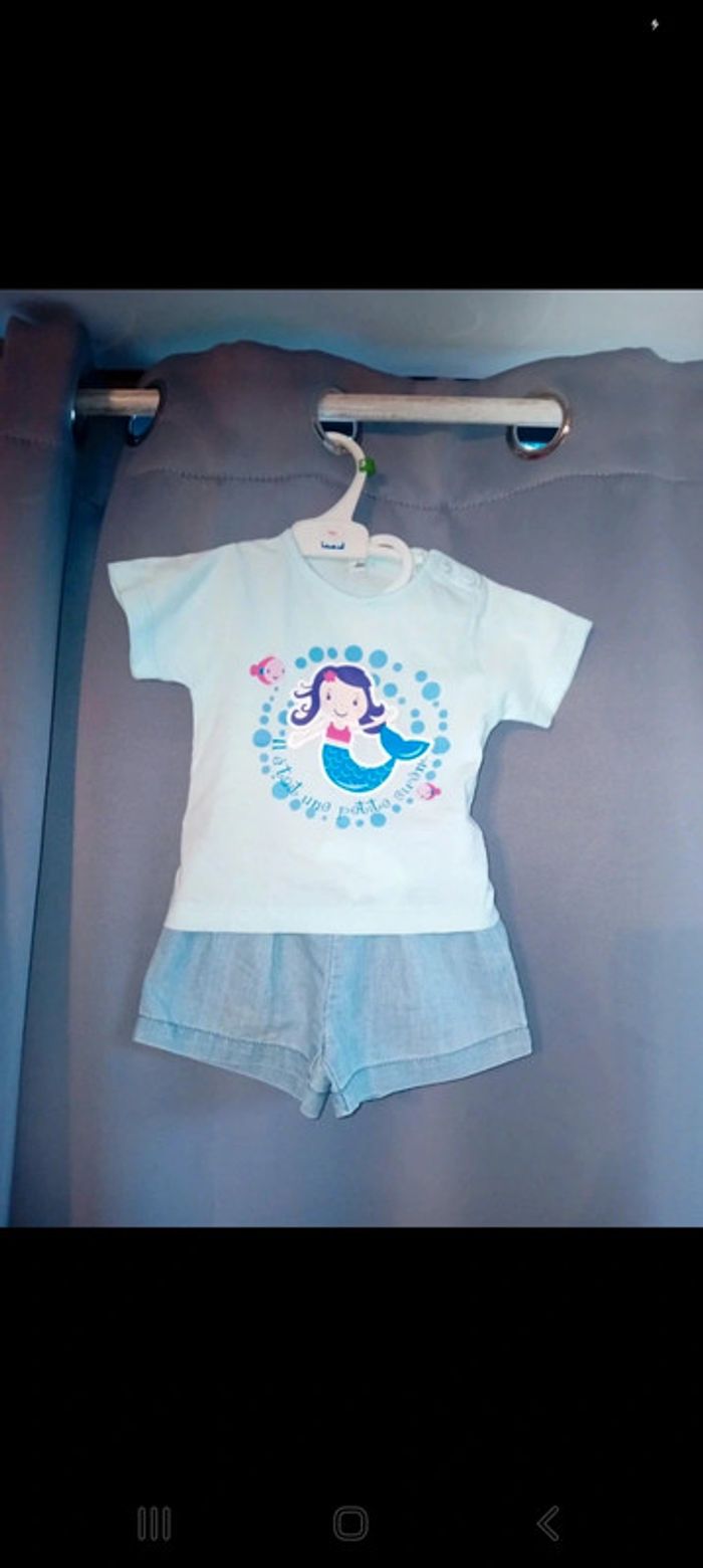 Ensemble fillle 6 mois