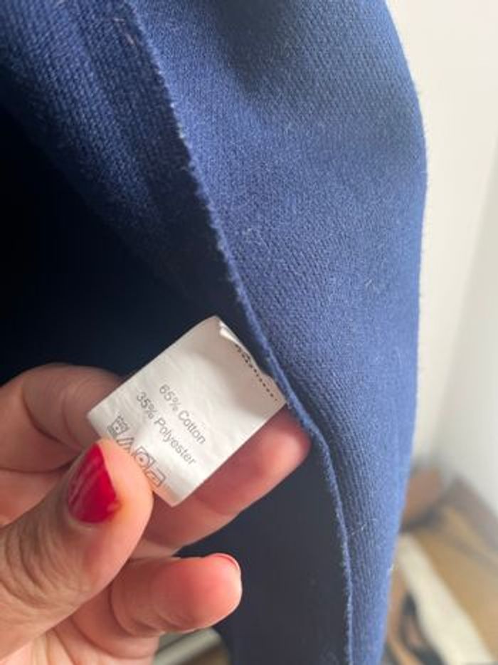Manteau grande taille  bleu marine - photo numéro 2