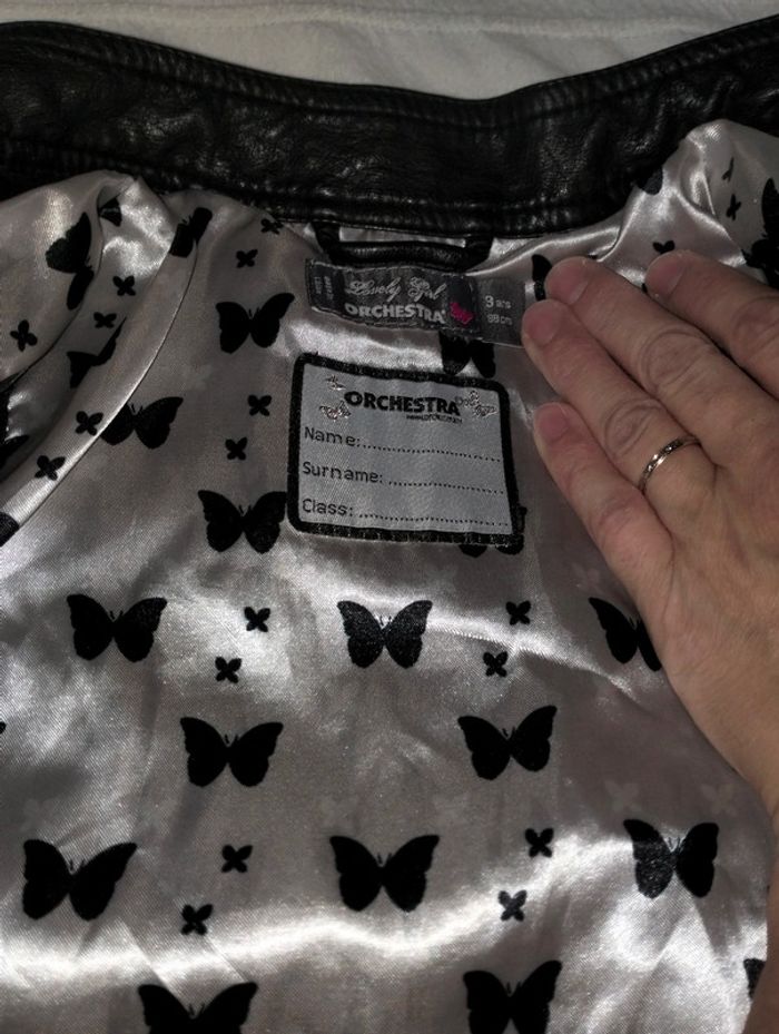 Veste simili cuir orchestra 3 ans - photo numéro 4