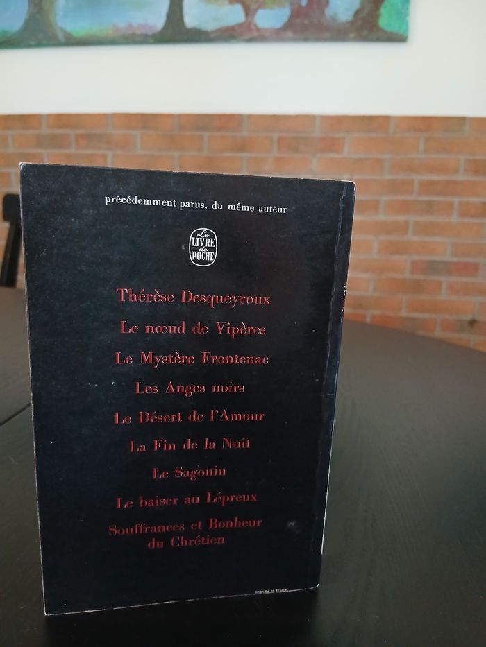 Roman Vintage GENITRIX de François Mauriac - photo numéro 4
