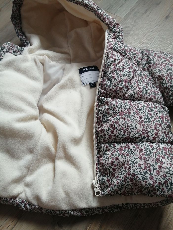Blouson fille 12 mois kiabi neuf doudoune - photo numéro 4