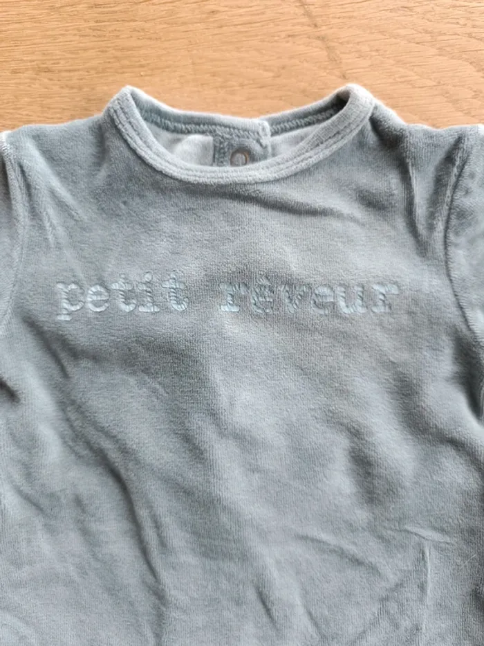 Pyjama grenouillère 3 mois Petir rêveur - photo numéro 2