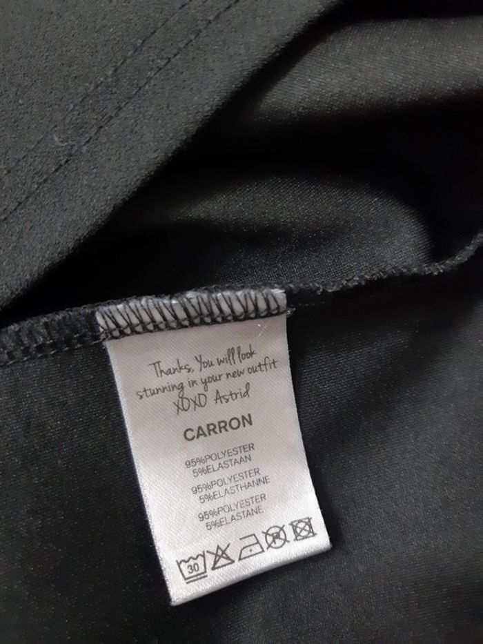 Robe noire épaules dénudées Astrid Black Label T34 - photo numéro 7