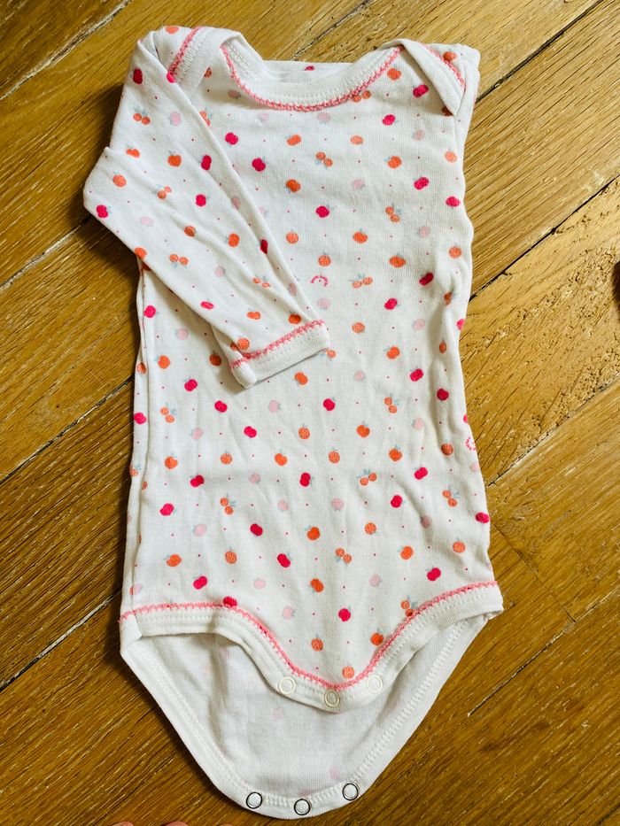 Lot 2 bodies ML Petit Bateau