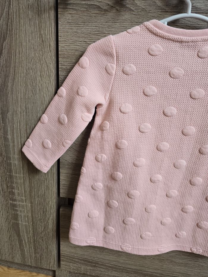 Vêtement Bébé Fille - Robe rose - H&M - 6/9 mois 74 cm - photo numéro 6
