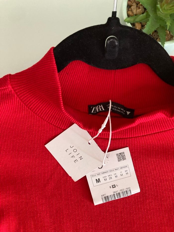 Robe rouge Zara - photo numéro 2