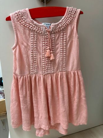 Robe Creeks taille 4 ans saumon