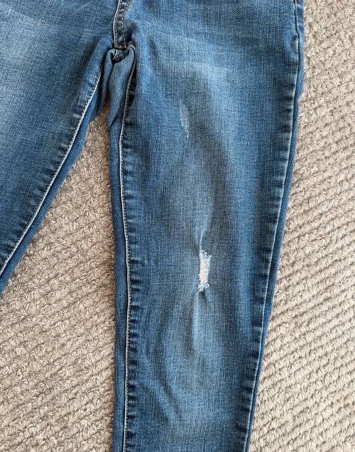 Jean slim bleu taille haute (36) - photo numéro 4