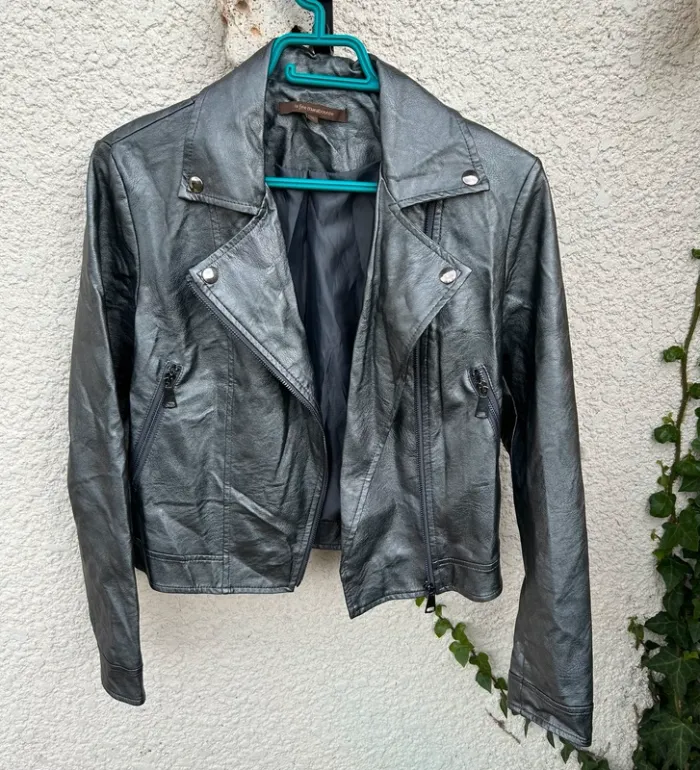 Perfecto gris métallisé la fée maraboutee T36