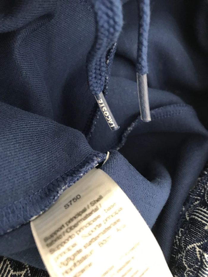 Ensemble survêtement veste et pantalon monogramme Lacoste 12 ans - photo numéro 8