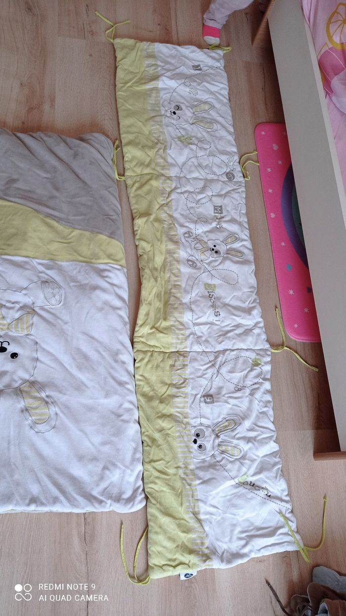 Tour de lit + couverture