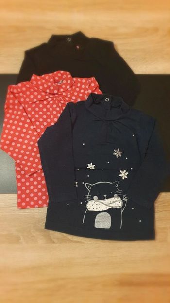 Lot de 3 sous-pulls 12 mois