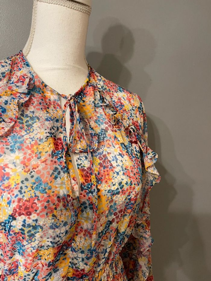 Robe fleurie Zara 36 - photo numéro 8