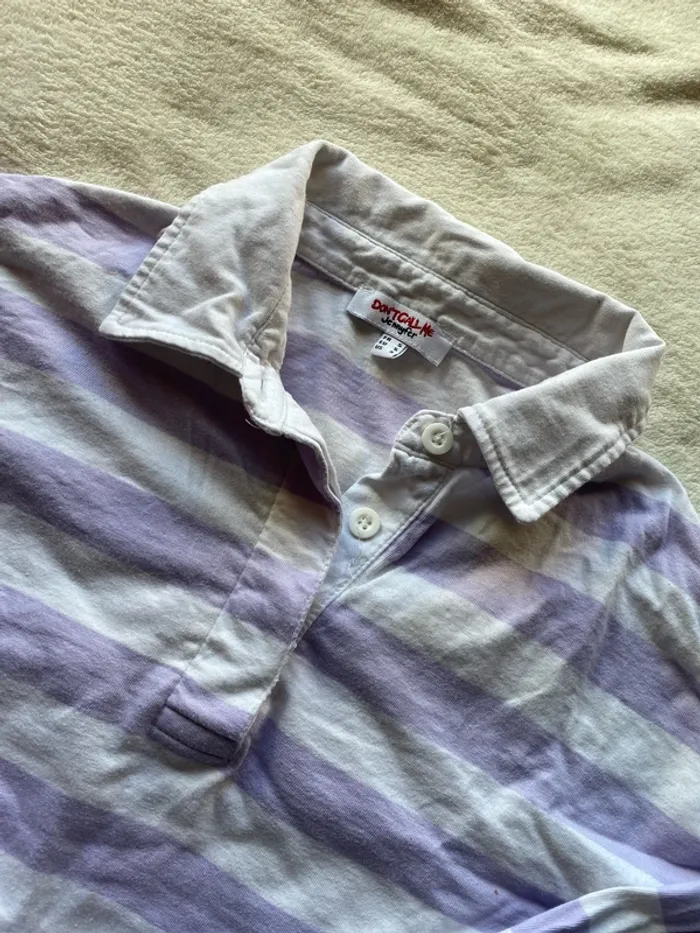 Pull à rayures violet et blanc – Jennyfer - Taille S - photo numéro 4