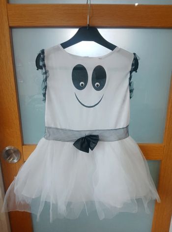 Robe squelette déguisement Halloween - Fille - 6/7/8/9 ans