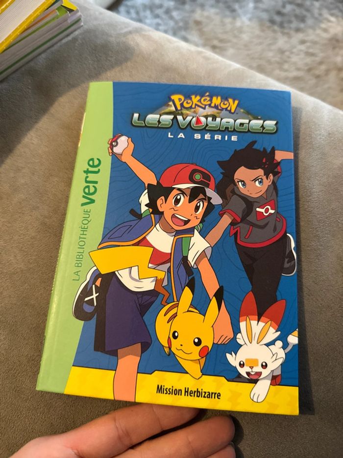 Livre Bibliothèque verte Pokémon Les voyages