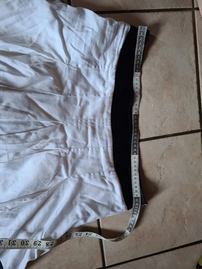 Jupe plissée noire et blanche 40 - photo numéro 5