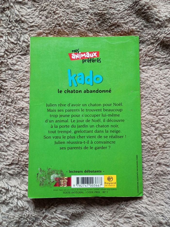 Livre Kado le chat abandonné - photo numéro 3