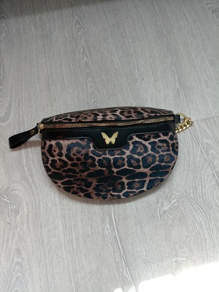 Sac bandoulière leopard