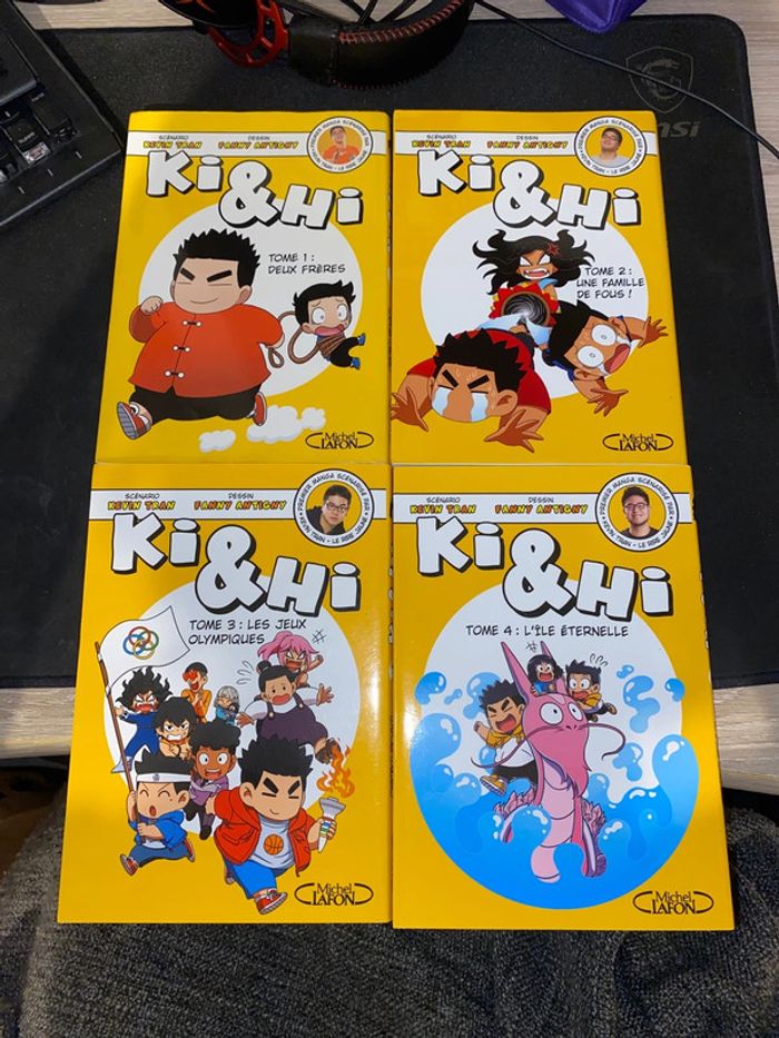 Tome 1,2,3 et 4 de Ki et Hi