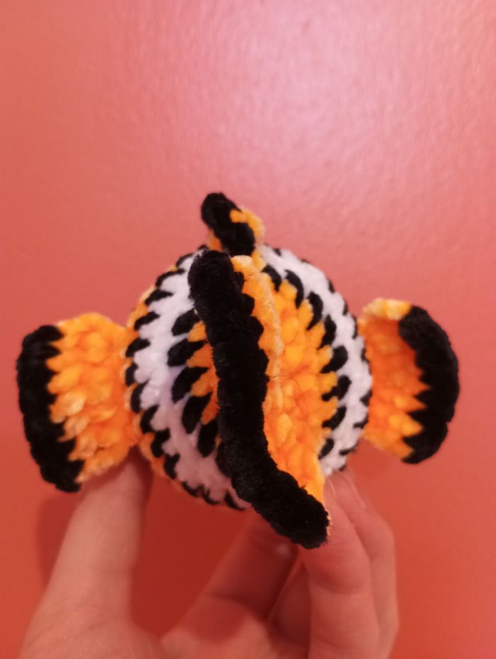 Poisson clown au crochet - photo numéro 4