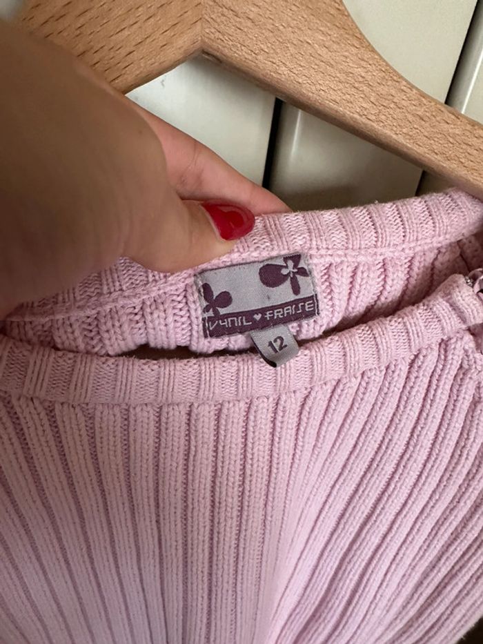 Pull rose 12 ans Vanil Fraise - photo numéro 2