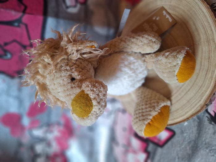 Peluche le petit Lion des Babas bou de moulin roty neuf - photo numéro 2