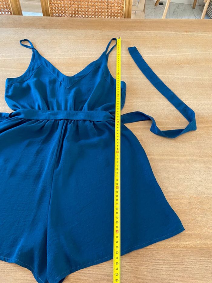 Combi short bleue fines bretelles Etam taille 36 - photo numéro 11