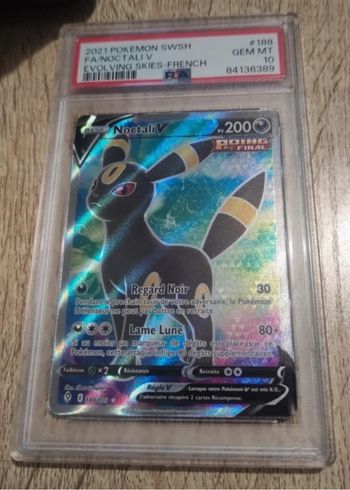 PSA 10 - Noctali V 188/203 Évolution Céleste - FR