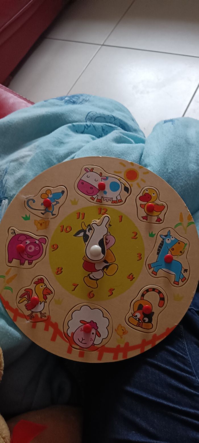 Puzzle heures encastrement