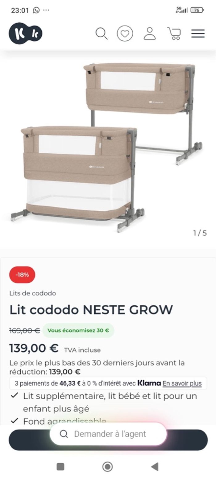 Lit pour bébé - photo numéro 3